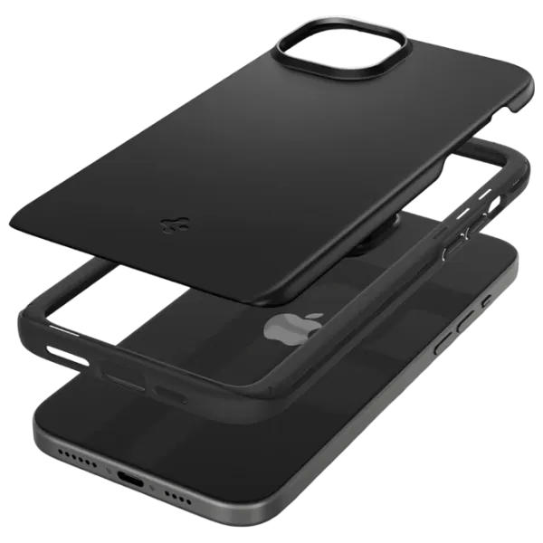 Husă pentru smartphone Apple iPhone 15 Spigen / Back / TPU / Black photo 3 Husă pentru smartphone Apple iPhone 15 Spigen / Back / TPU / Black photo 3