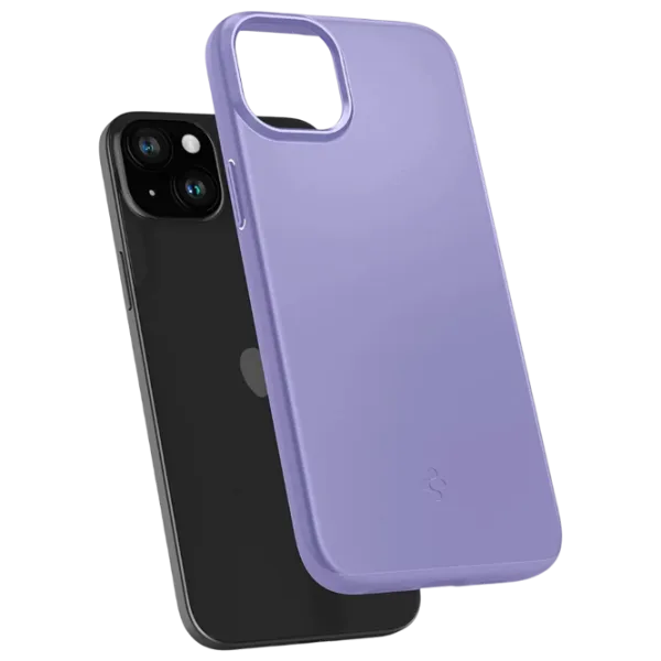 Husă pentru smartphone Apple iPhone 15 Spigen / Back / TPU / Iris Purple photo 4