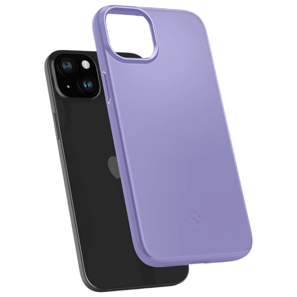 Husă pentru smartphone Apple iPhone 15 Spigen / Back / TPU / Iris Purple photo 4
