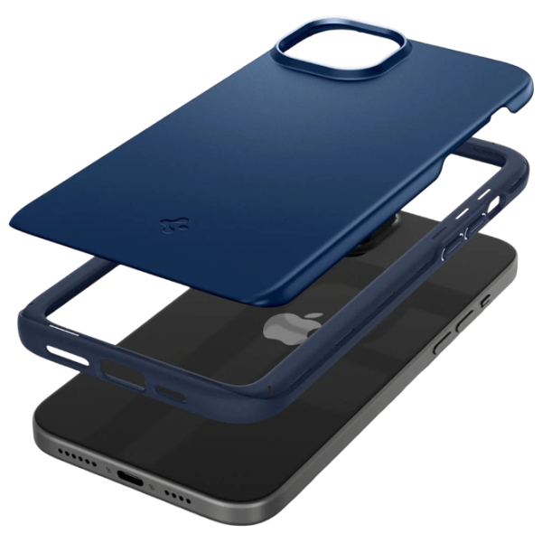 Husă pentru smartphone Apple iPhone 15 Spigen / Back / TPU / Matte Blue photo 3