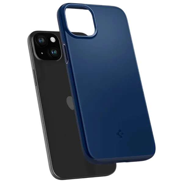 Husă pentru smartphone Apple iPhone 15 Spigen / Back / TPU / Matte Blue photo 4