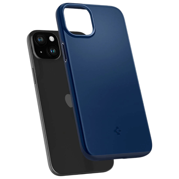 Husă pentru smartphone Apple iPhone 15 Spigen / Back / TPU / Matte Blue photo 4
