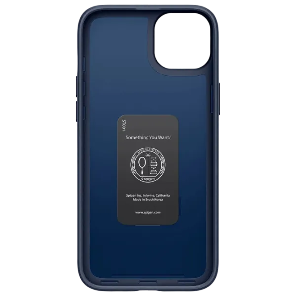 Husă pentru smartphone Apple iPhone 15 Spigen / Back / TPU / Matte Blue photo 6