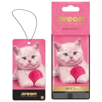 Ароматизатор для авто Areon Wild Сладкая Китти / / на зеркале
