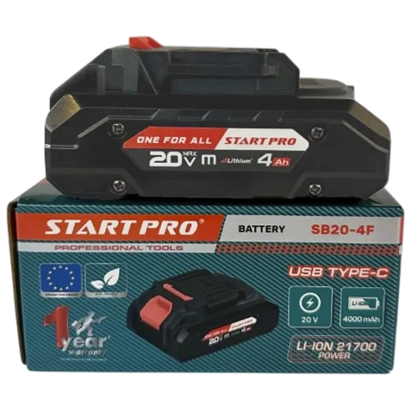 Acumulator pentru instrumente Start Pro SB20-4F Li-Ion / 4 Ah / 20 V photo 1