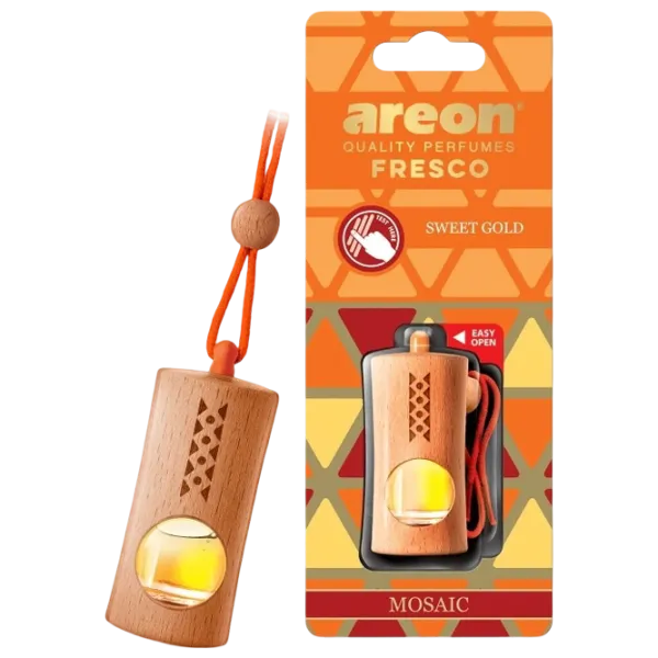 Ароматизатор для авто Areon Mosaic  Сладкое золото / 0.004л / на зеркале photo 1 Ароматизатор для авто Areon Mosaic  Сладкое золото / 0.004л / на зеркале photo 1