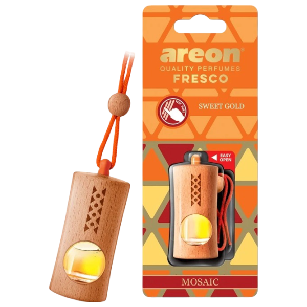 Ароматизатор для авто Areon Mosaic  Сладкое золото / 0.004л / на зеркале photo 1 Ароматизатор для авто Areon Mosaic  Сладкое золото / 0.004л / на зеркале photo 1