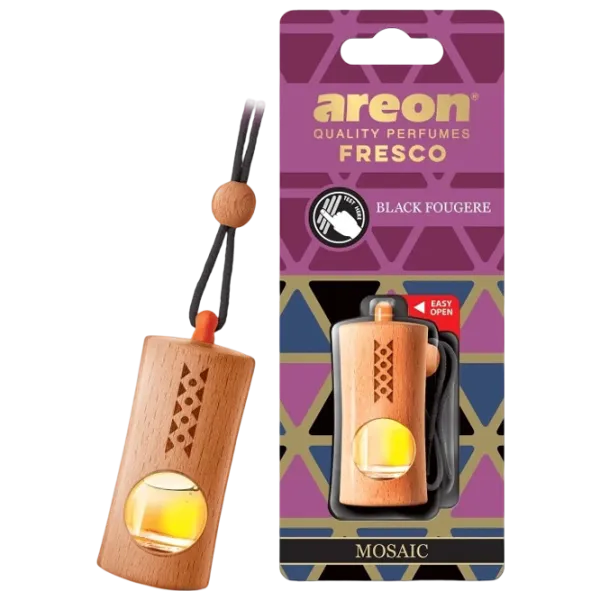 Ароматизатор для авто Areon Mosaic  Черный Фужер / 0.004л / на зеркале photo 1
