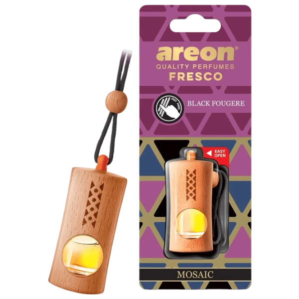 Ароматизатор для авто Areon Mosaic  Черный Фужер / 0.004л / на зеркале photo 1
