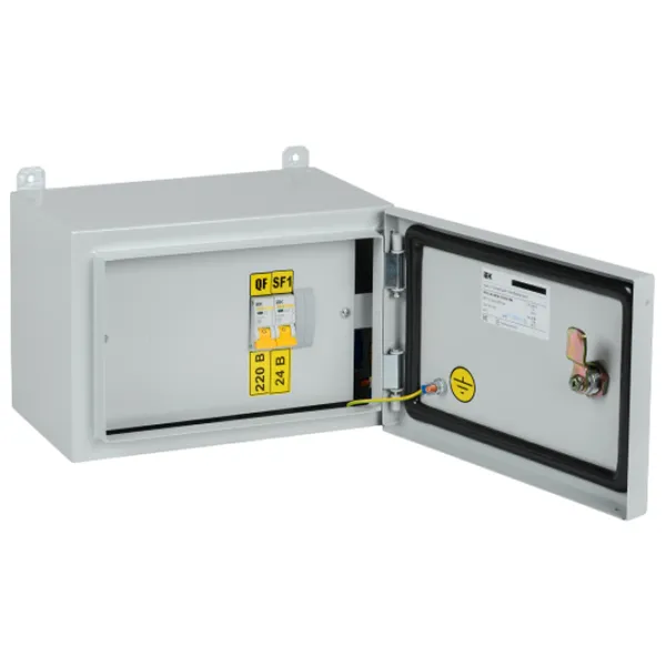 Ящик с понижающим трансформатором IEK MTT12-024-0251-54  / IP54 photo 1 Ящик с понижающим трансформатором IEK MTT12-024-0251-54  / IP54 photo 1