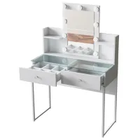 Туалетный столик Mirage Meble BJ145 ЛДСП / White photo 4