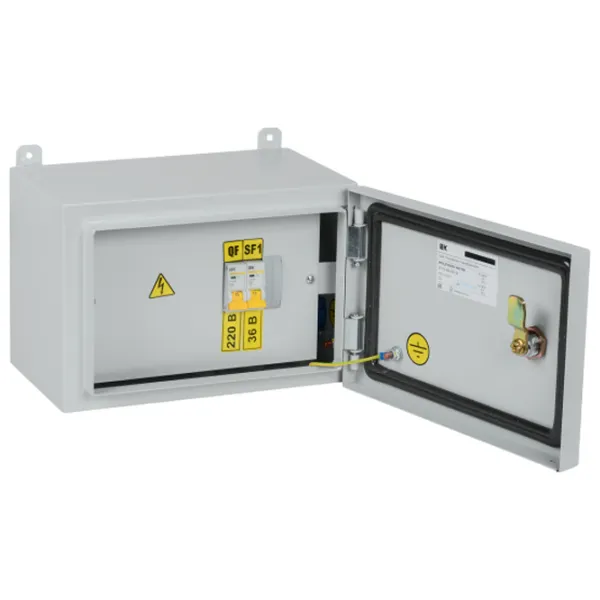 Cutie cu transformator de reducere a tensiunii IEK MTT12-036-0251-54  / IP54 photo 1