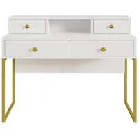 Masă de toaletă Helvetia Cloe №03 4S Metal / White photo 2