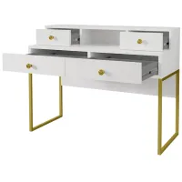 Masă de toaletă Helvetia Cloe №03 4S Metal / White photo 3