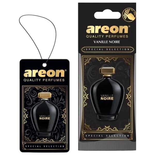 Ароматизатор для авто Areon Special Selection Ванильный черный / / на зеркале photo 1