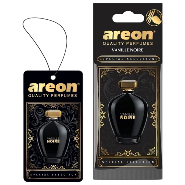 Ароматизатор для авто Areon Special Selection Ванильный черный / / на зеркале photo 1