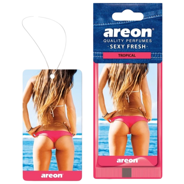 Ароматизатор для авто Areon Sexy Fresh Тропический фрукт / / на зеркале photo 1