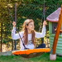 Садовые качели GardenLine HAM3309 5716291 Оранжевый / 150 кг photo 3