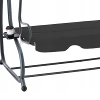 Садовые качели GardenLine KRE3101 5716133 Antracit / 300 кг photo 4