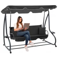 Садовые качели GardenLine KRE3101 5716133 Antracit / 300 кг photo 8