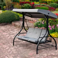 Leagăn de grădină Saska Garden Nina (5506476) Gray / photo 4