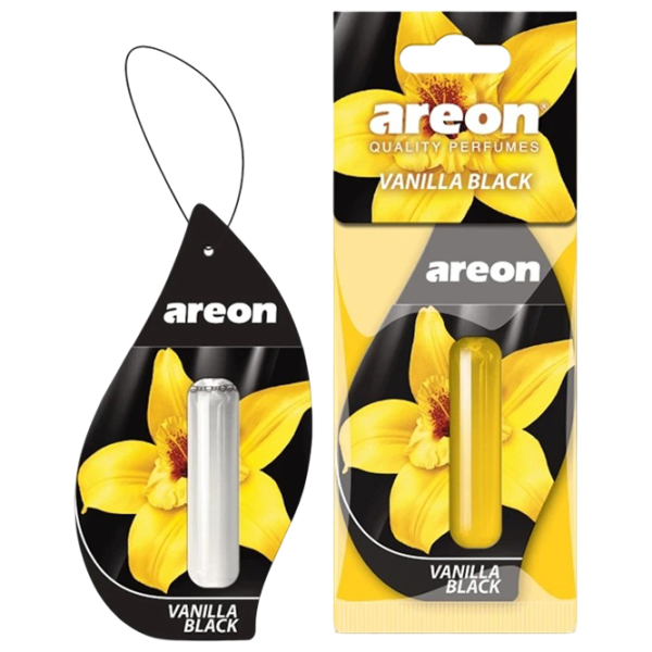 Ароматизатор для авто Areon Liquid Ванильный черный / 0.005л / на зеркале photo 1