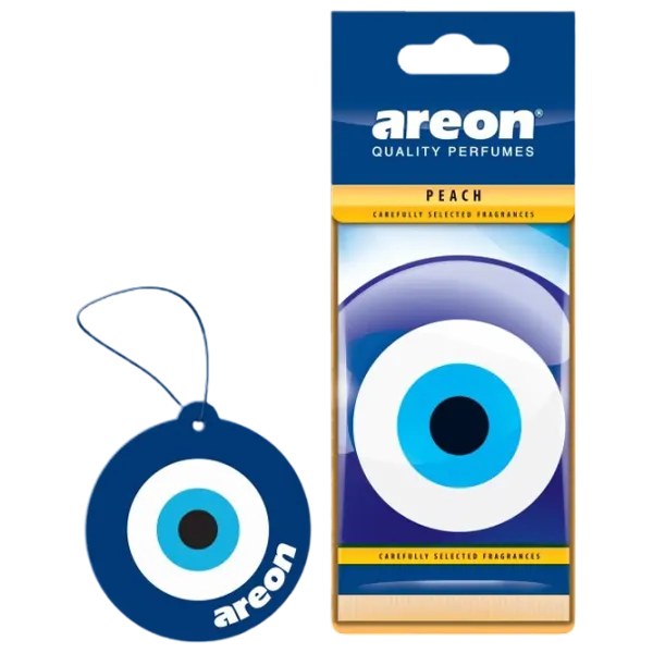 Ароматизатор для авто Areon Blue Eye Peach / / на зеркале photo 1