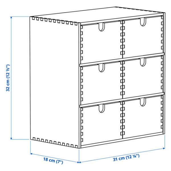 Органайзер Ikea Moppe  / Массив photo 5