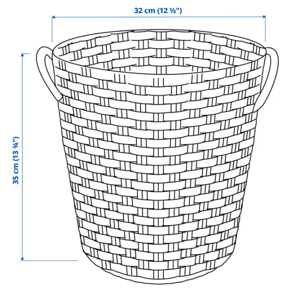 Корзина Ikea Vaxthus  / Ротанг photo 4