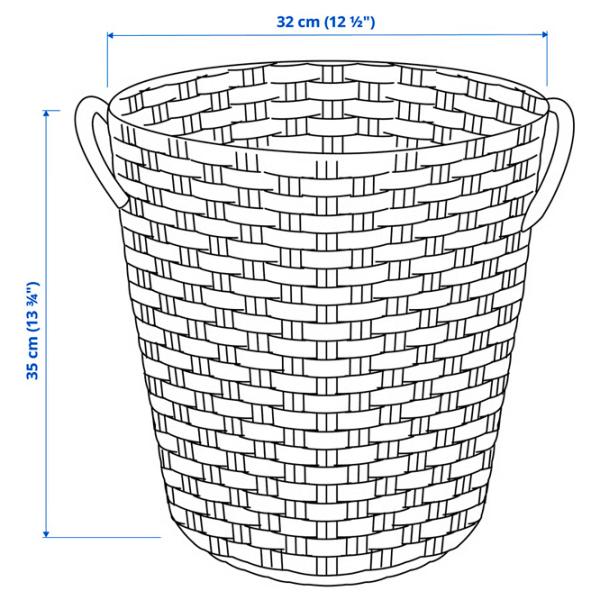 Корзина Ikea Vaxthus  / Ротанг photo 4