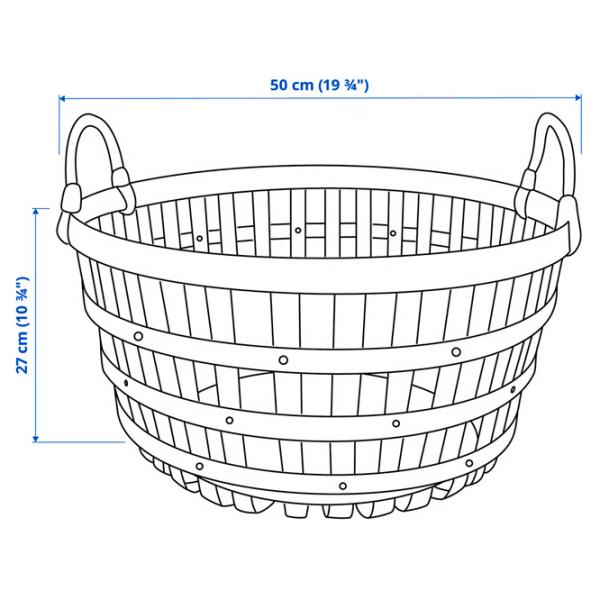 Корзина Ikea Vaxthus  / Джут photo 6