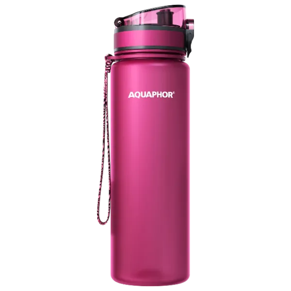 Sticlă pentru apă Aquaphor City Pink photo 1