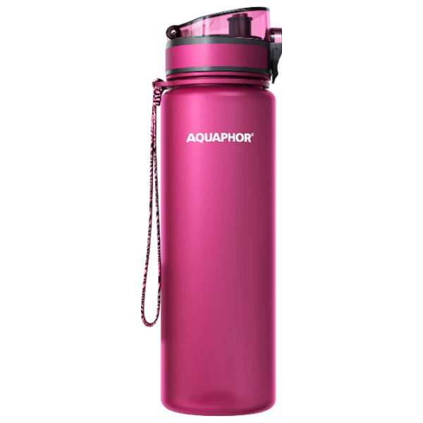 Sticlă pentru apă Aquaphor City Pink photo 1