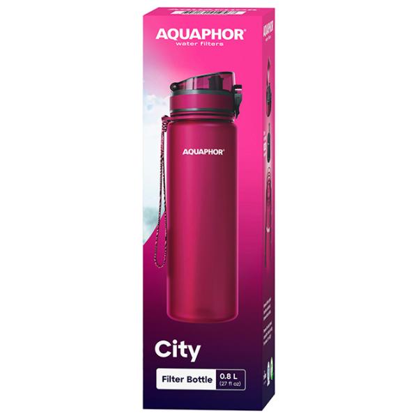 Sticlă pentru apă Aquaphor City Pink photo 4