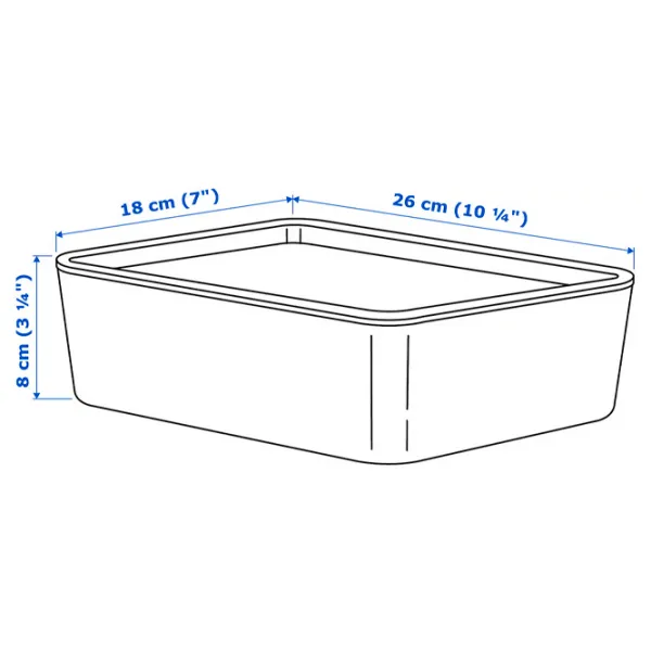 Контейнер Ikea Kuggis  / Пластик photo 5