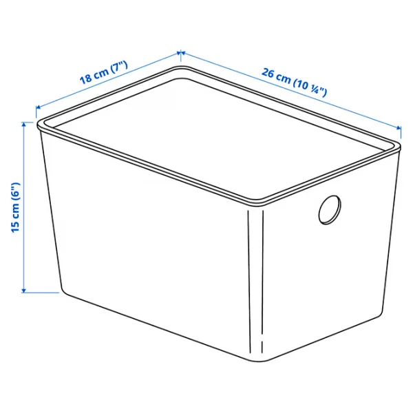 Контейнер Ikea Kuggis  / Пластик photo 5