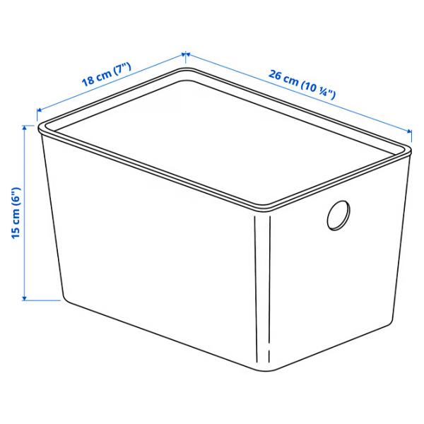 Контейнер Ikea Kuggis  / Пластик photo 5