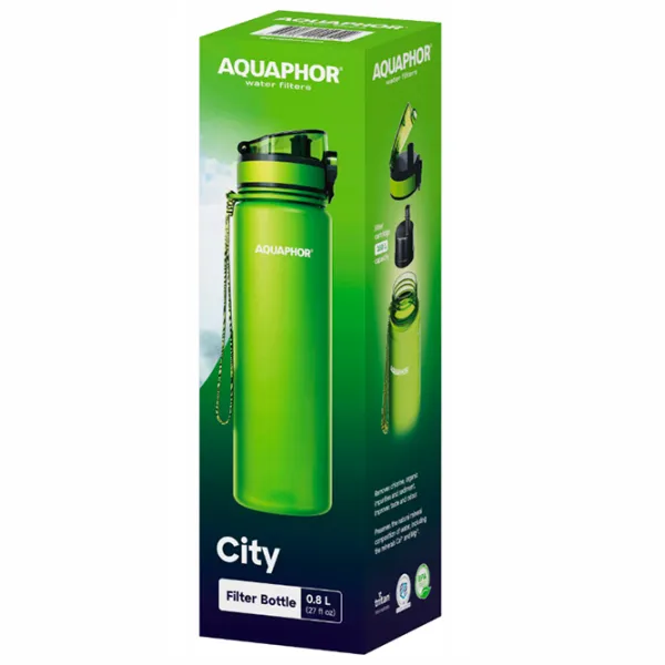 Sticlă pentru apă Aquaphor City Green photo 4