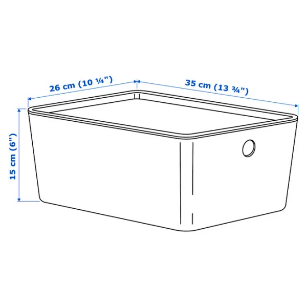 Контейнер Ikea Kuggis  / Пластик photo 4