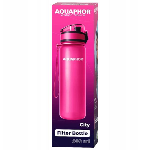 Sticlă pentru apă Aquaphor City Pink photo 5