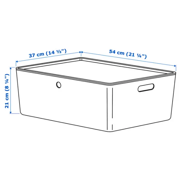 Контейнер Ikea Kuggis  / Пластик photo 4