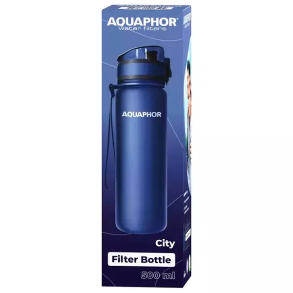 Бутылка для воды Aquaphor City Тёмно-синий photo 5