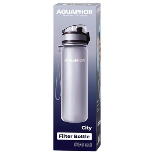 Sticlă pentru apă Aquaphor City Grey photo 4