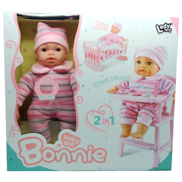 Păpușă Essa Toys Bonnie LD69003B bebeluș / 3+ photo 1