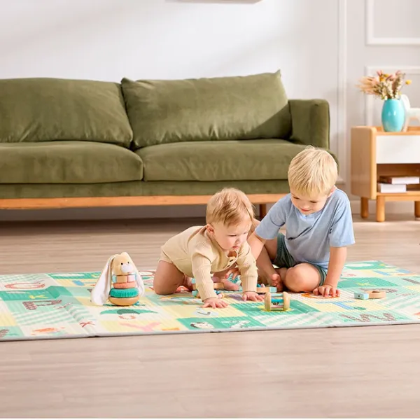 Covoraş pentru joc Hape Alphabet (E0120) 0+/ Dreptunghiular/ Multicolor photo 2