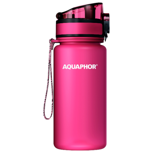 Sticlă pentru apă Aquaphor City Pink photo 1
