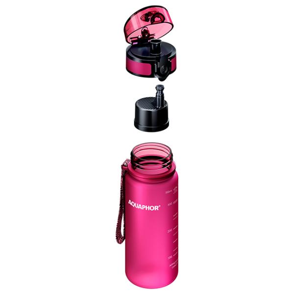 Sticlă pentru apă Aquaphor City Pink photo 2