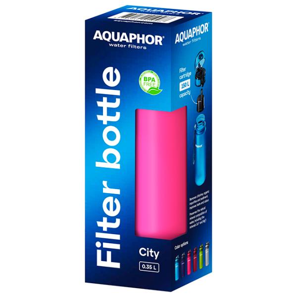 Sticlă pentru apă Aquaphor City Pink photo 4