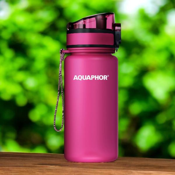 Sticlă pentru apă Aquaphor City Pink photo 5