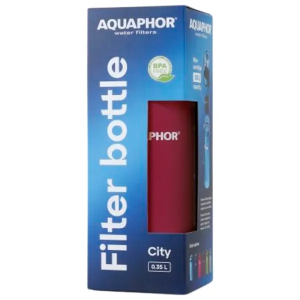 Sticlă pentru apă Aquaphor City Ruby photo 5
